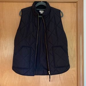 J crew quilted vest